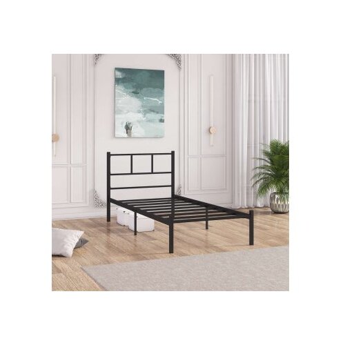 Hanah home Okvir kreveta Cemre, 90x200 cm, crni Cene