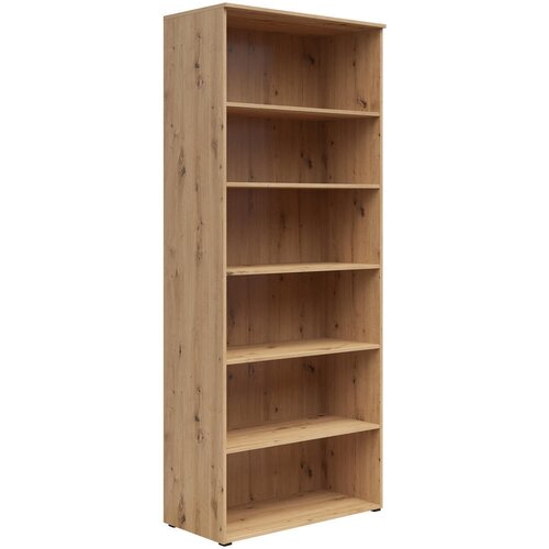 CARRYHOME regal 80/195/40 cm hrast artisan Slike