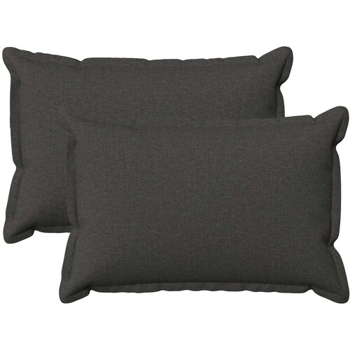  Presvlaka za jastuk 2 pcs HOUTEN Tamnosiva 50 x 80 cm Slike