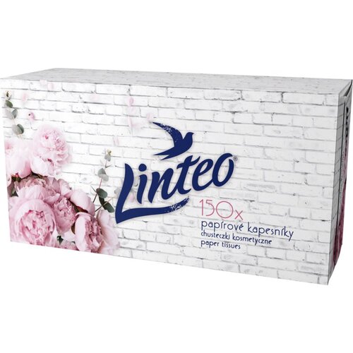 Linteo Paper Tissues Two-ply Paper, 150 pcs per box papirnate maramice 150 kom Slike