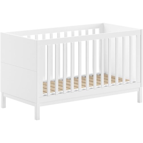Vipack Bela otroška posteljica iz masivnega bora 70x140 cm Eva – Cene