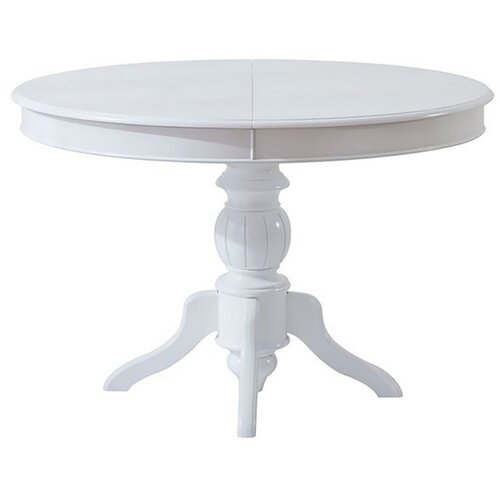 Woody Fashion Trpezarijski sto Albero24 118x118x75cm Bijeli Cijene