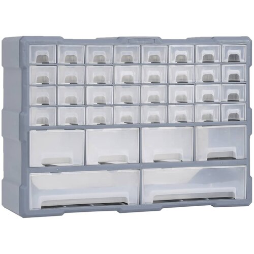 vidaXL Organizator s 40 predali 52x16x37,5 cm, (20767502) Cene