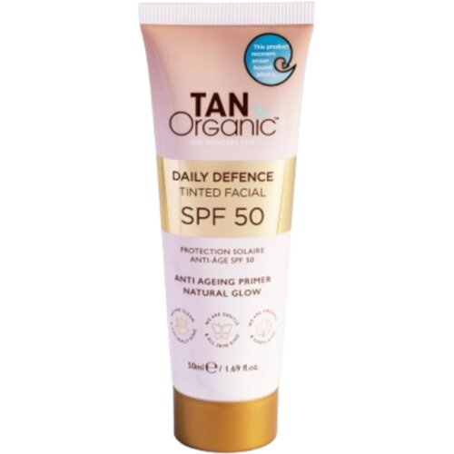 TanOrganic Obarvana dnevna zaščita obraza SPF 50 - 50 ml Cene