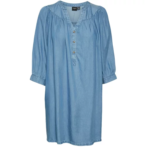 Vero_Moda Košulja haljina 'BREE' plavi traper