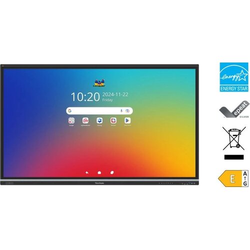 Viewsonic IFP5551 Display interactive whiteboard 139.7 cm (55) 3840 x 2160 pixels Touchscreen Black Cijene