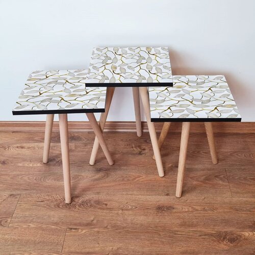 Hanah home set stolića za kafu 3Shp270, 3 dijela, &scaron;areni Cijene