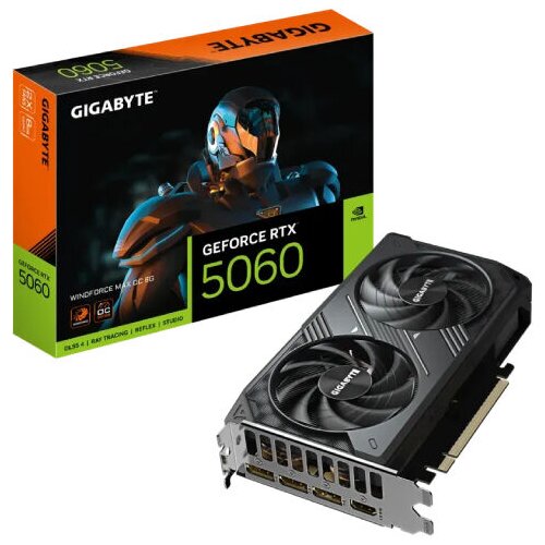 Gigabyte Grafička kartica nVidia GeForce RTX 5060 WINDFORCE MAX 8GB 128bit GV-N5060WF2MAX OC-8GD rev. 1.0 Cene