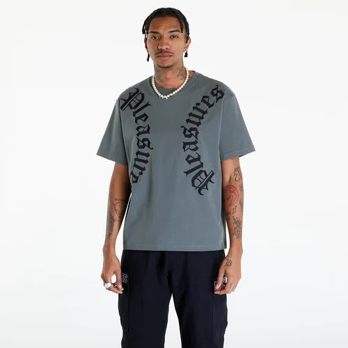 PLEASURES Harness Heavyweight T-Shirt Sage