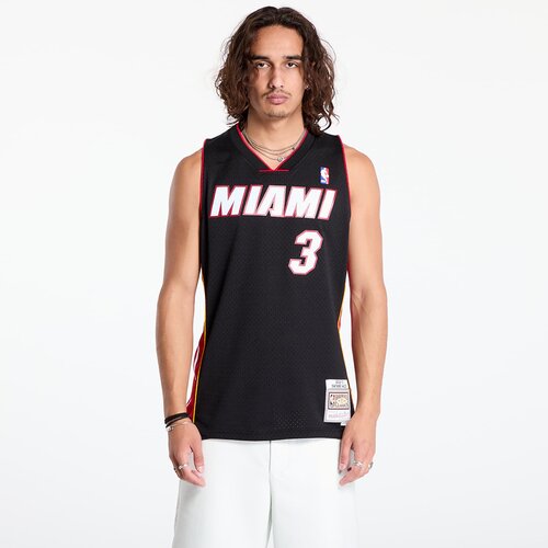 Mitchell & Ness Dres Miami Heat 3 Dwayne Wade Swingman Jersey Black XL Cene