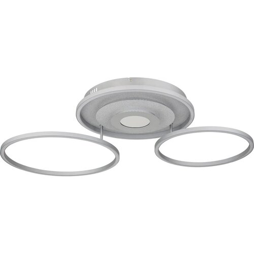 Globo 67824-40 - LED prigu&amp;scaron;iva plafonska svetiljka MILES 40W/230V 57x99,2 cm srebrna+daljinski upravljač Slike