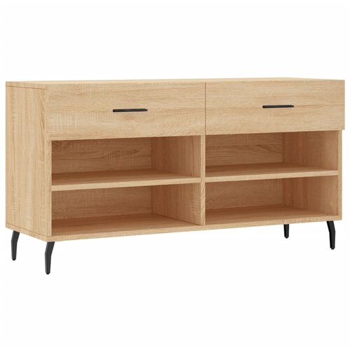Maison Chic Klop za čevlje - Sedež za čevlje sonoma hrast 102x35x55 cm inženirski les, (21778011) Cene