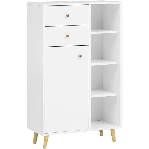 Stylife VISOKA KOMODA, bela Slike