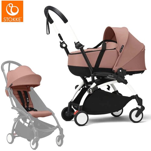 Stokke yoyo³ dječja kolica 2v1 newborn shell 0+ ginger (white frame) Cijene