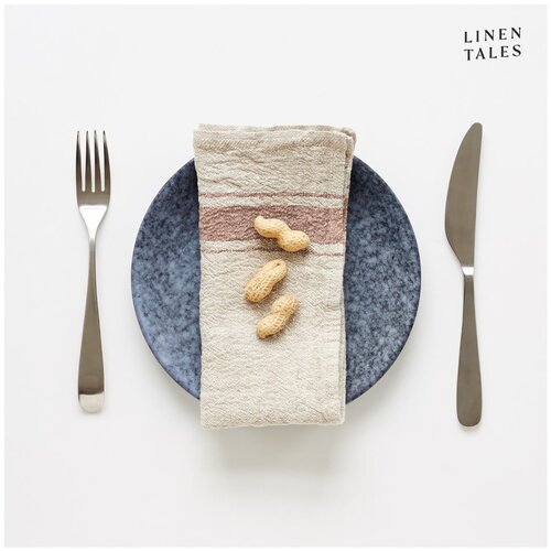 Linen Tales Laneni ubrusi u setu 2 kom Beige Stripe Vintage – Cijene