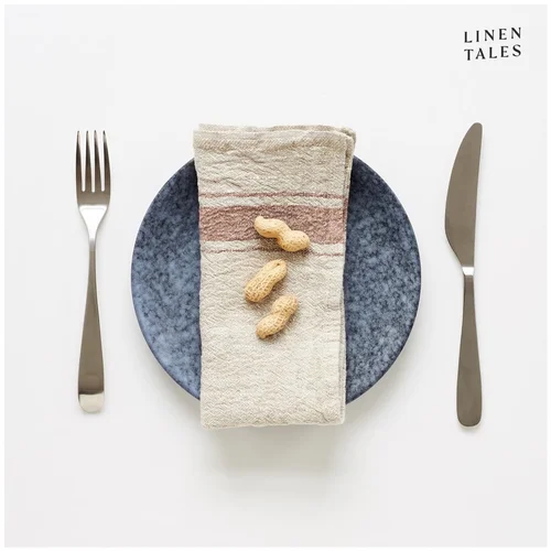 Linen Tales Laneni ubrusi u setu 2 kom Beige Stripe Vintage –