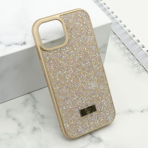  Maska diamond selection za iphone 15/ zlatna Slike