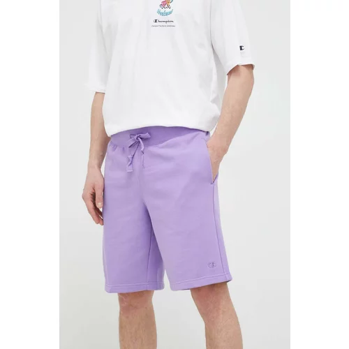 Champion Kratke hlače moški, vijolična barva