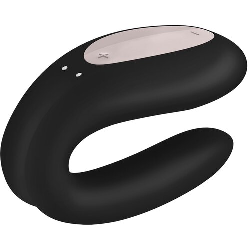 Satisfyer Vibrator za pare Double Joy APP črn Slike