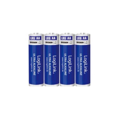 Logilink Baterije AA Alkaline LR6B4 4KOM Slike