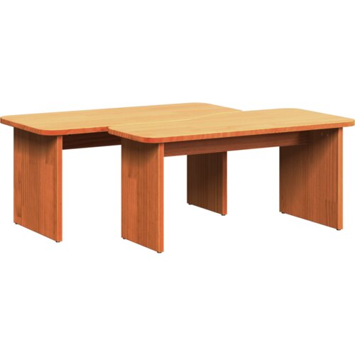  Stolić za kavu 2 pcs Vo&amp;scaron;tano smeđa 100 x 69 x 35.5 cm Slike