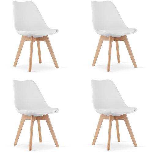 Brandless MARK Chair White x 4, (22030663) Cene