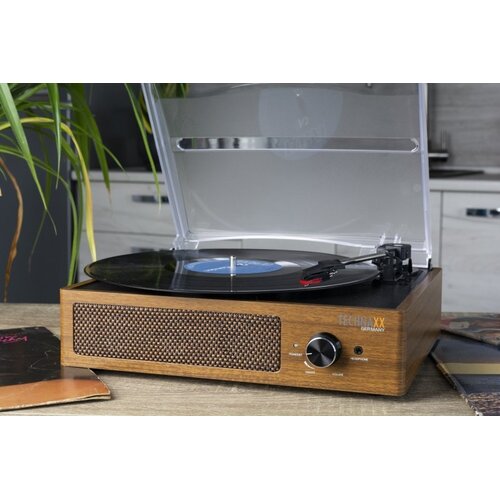 Technaxx TX-186 Bluetooth retro gramofon s vgrajenimi stereo zvočniki in USB digitalizacijo Slike