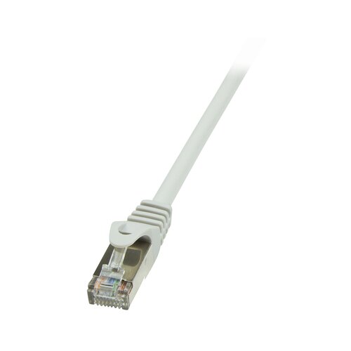 Logilink CP2062S RJ45 omrežni kabel\, Patch kabel CAT 6 F/UTP 3.00 m siva z zaščitnim zapornim zatičem 1 kos, (20415354) Cene