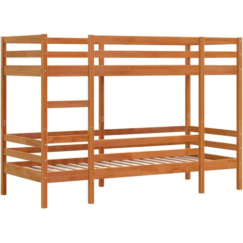  Krevet na kat vo&amp;scaron;tano smeđi 80 x 200 cm od masivne borovine Slike