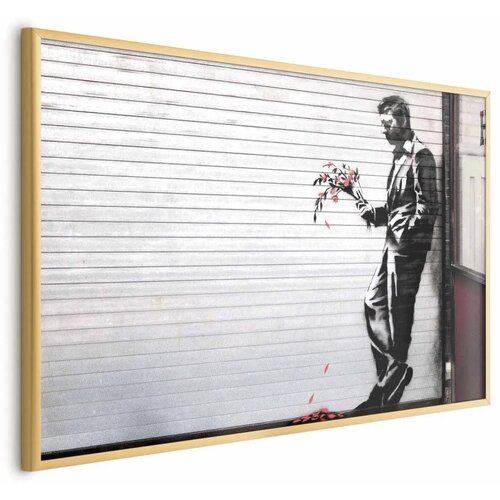  Plakat - In Love 90x60 Zlatni okvir Cene