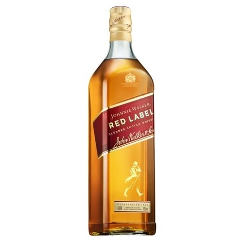 Johnnie Walker Viski red naked 1l Slike