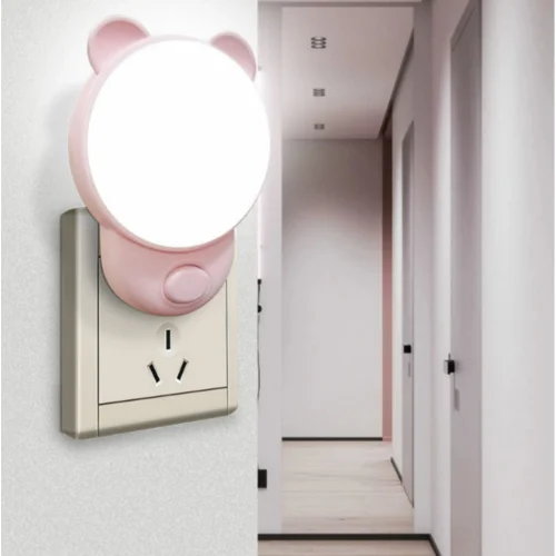 INF led nočna lučka z dvema načinoma osvetlitve pink, (21673701)