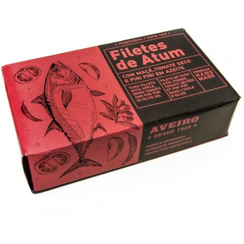Aveiro fileti tunjevine u maslinovom ulju Jabuka, sušeni paradajz i piri piri 120 g sušenje jabuka i piri piri Cene