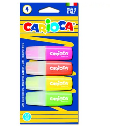 Carioca 4-delni komplet barvnih mini markerjev - Slike