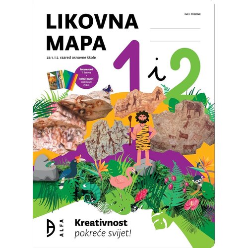 Alfa izdavačka kuća Likovna mapa s kolaž-papirom i raster-papirom 1 i 2 Slike