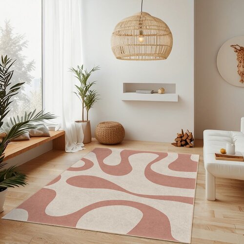 Mila Home Rožnat pralen tekač 80x200 cm Strawberry Latte &amp;ndash; Slike