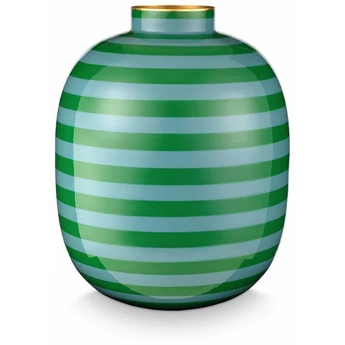 Pip Studio Dekorativna vaza Stripes Green