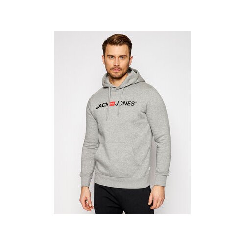 Jack & Jones Muški duks 12137054 svetlosivi Cene