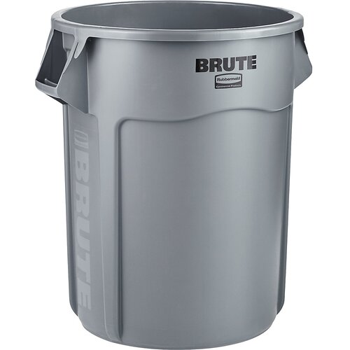 Rubbermaid Univerzalni vsebnik BRUTE®, okrogel, prostornina 208 l, siva Cene