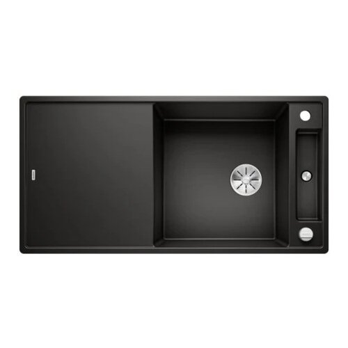 Blanco sudoper AXIA III XL 6 S InFino SILGRANIT CRNA, daska staklo, s dalj. upr. Cijene