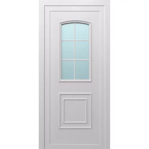 SOLID ELEMENTS zunanja vhodna vrata solid elements ljubljana KT02 (70 x 1000 x 2100 mm, bela, leva, brez kljuke in cilindra, pvc)