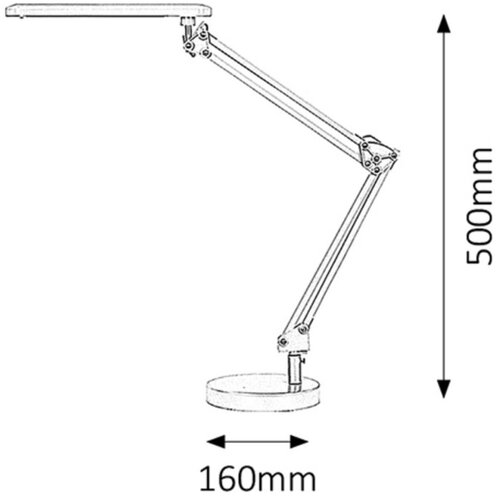 Rabalux colin stona lampa 5,6W led, bela JJ9RM62 Slike