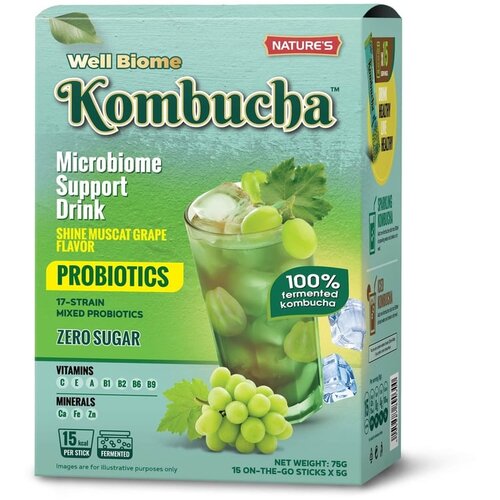 Global Natures Pharma Weel Biome Kombucha muskat grožđe 15 kesica 75gr Cene