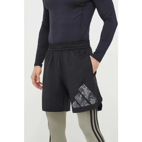 Adidas Kratke hlače za vadbo Training Essentials črna barva