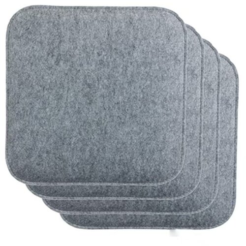 INF Komplet 4 blazin za stole iz filca - blazine iz spominske pene za stole Grey, (5000327054) Cene