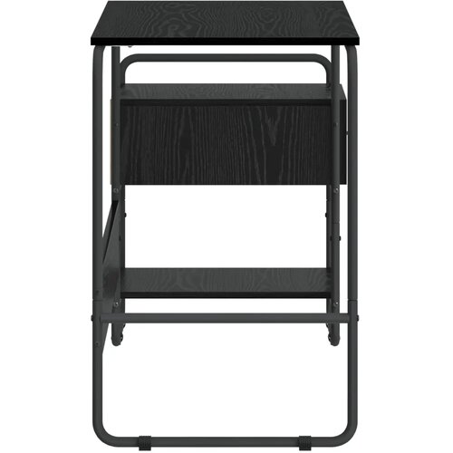  Stol s pohranom Crni hrast 131.5 x 50 x 75.5 cm - Crni hrast Slike