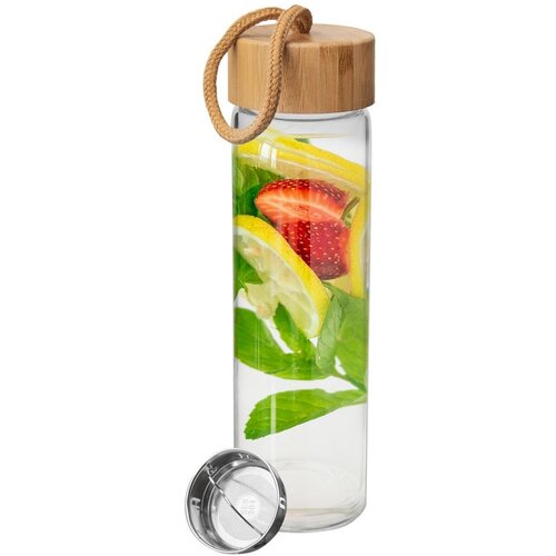 Orion Steklena steklenica za vodo s cedilom 450 ml, (5000037246) Cene