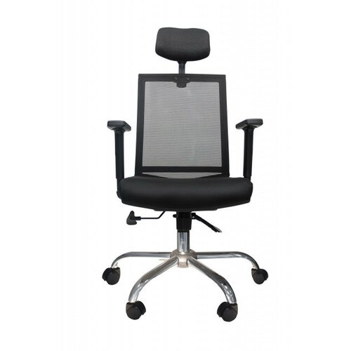 Kancelarijska stolica FA-6070 od mesh platna - Crna Slike