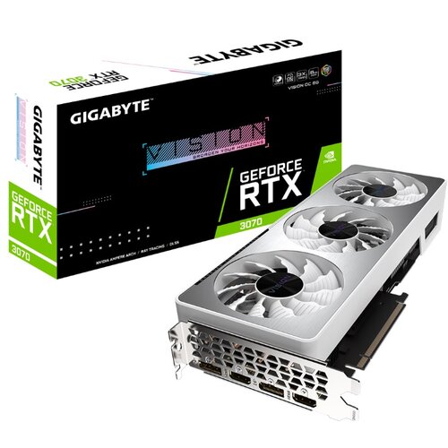 Gigabyte nVidia GeForce RTX 3070 VISION OC 8GB 256bit GV-N3070VISION OC-8GD rev 2.0 LHR grafička kartica Slike