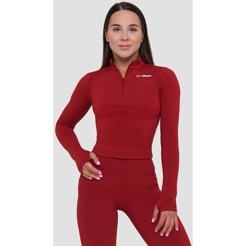 GymBeam Ženska sportska majica Ignite Dark Red Slike